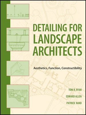 cover image of Detailing for Landscape Architects